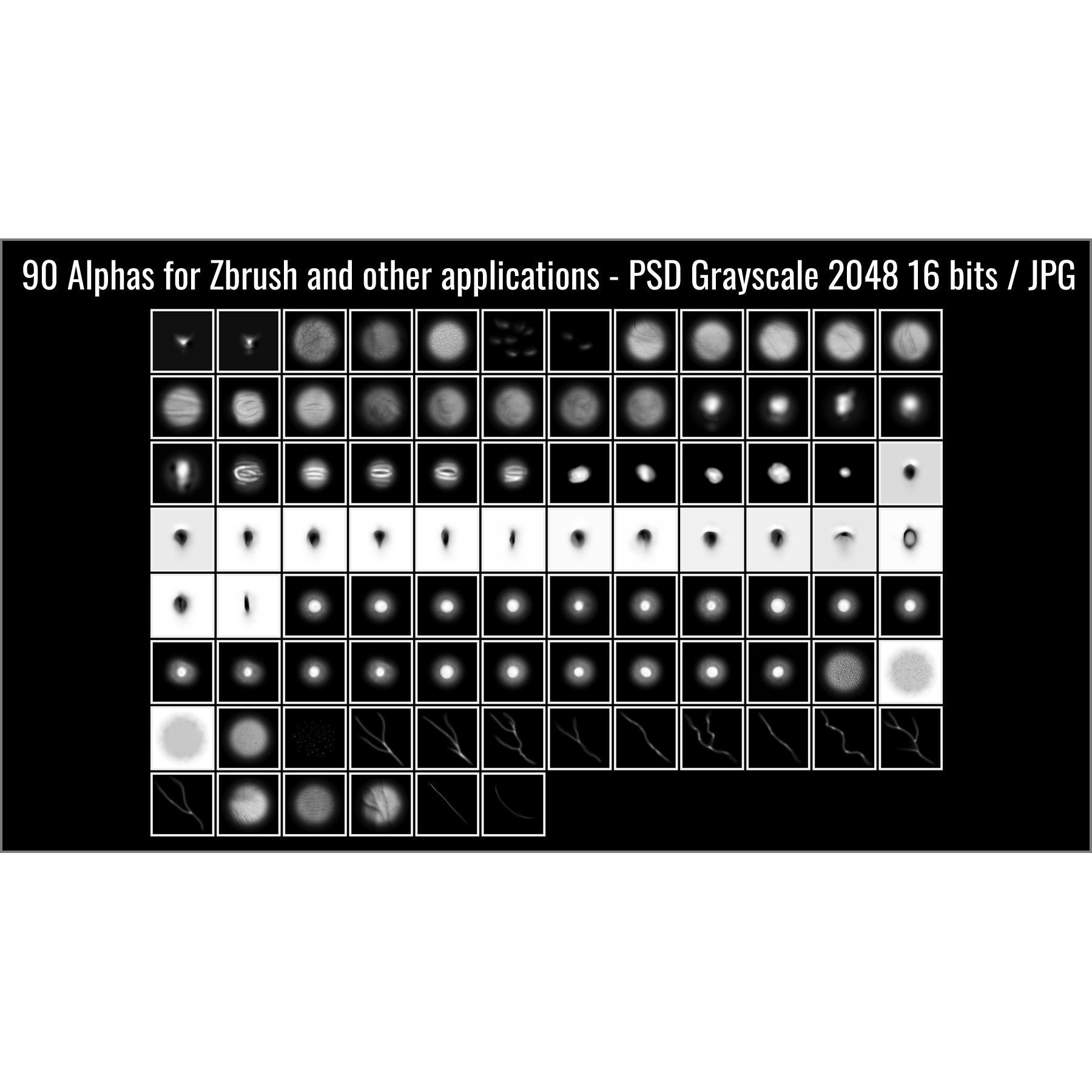 Body Details Maker - ZBrush Brushes 3D Model - View 12