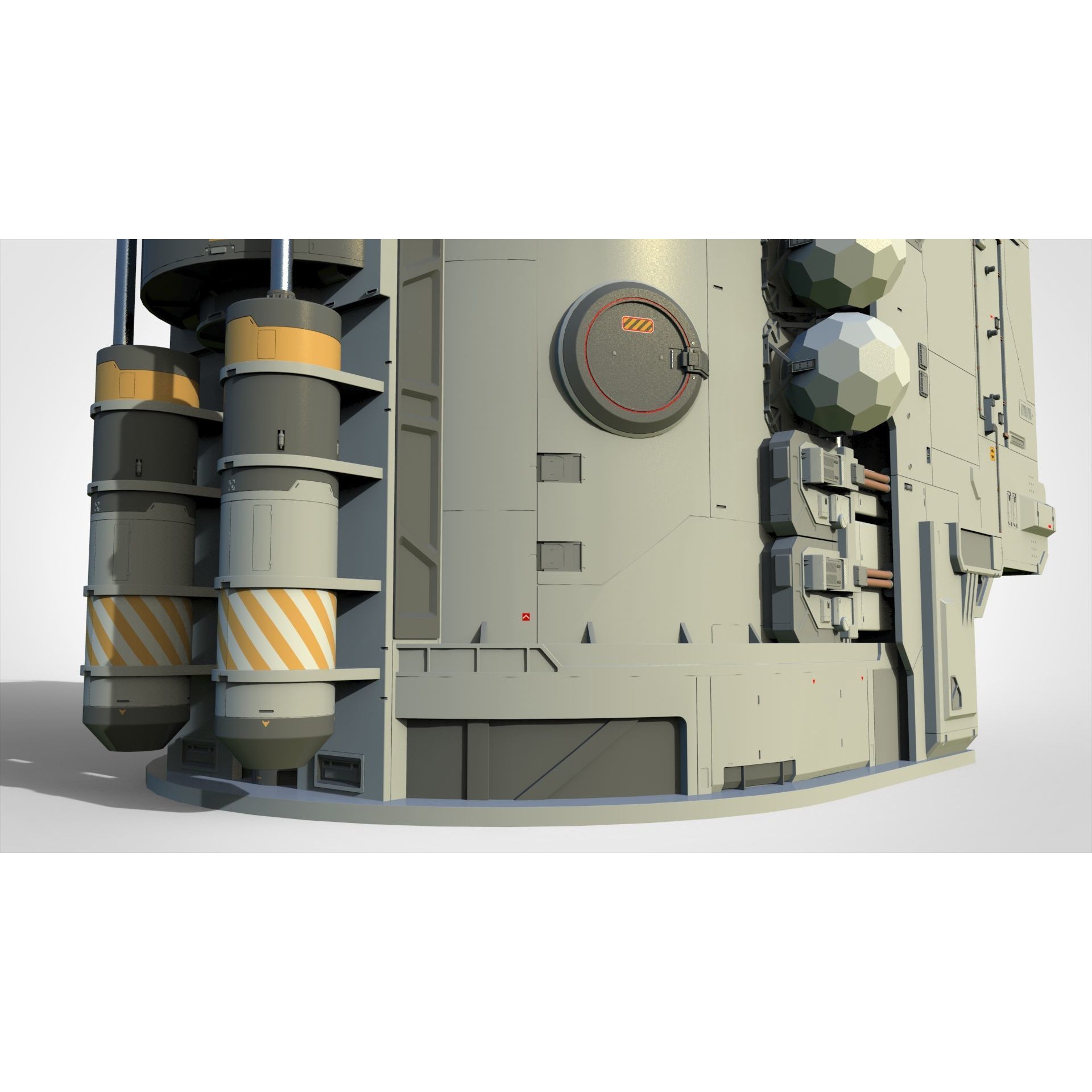 Sci-Fi Architecture - Game-Ready 3D Model - View 18
