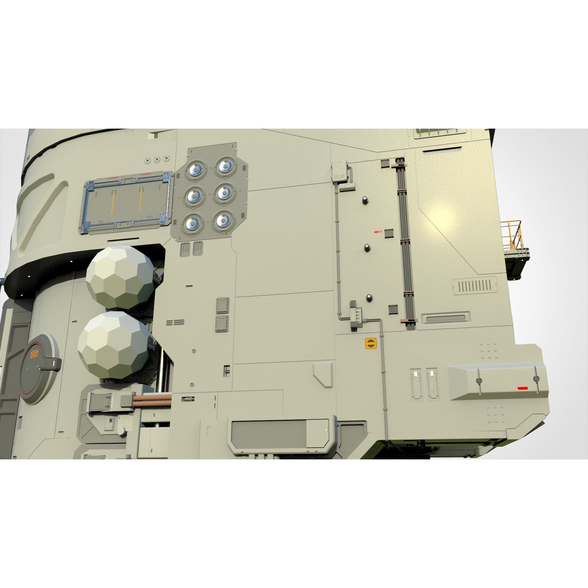 Sci-Fi Architecture - Game-Ready 3D Model - View 22