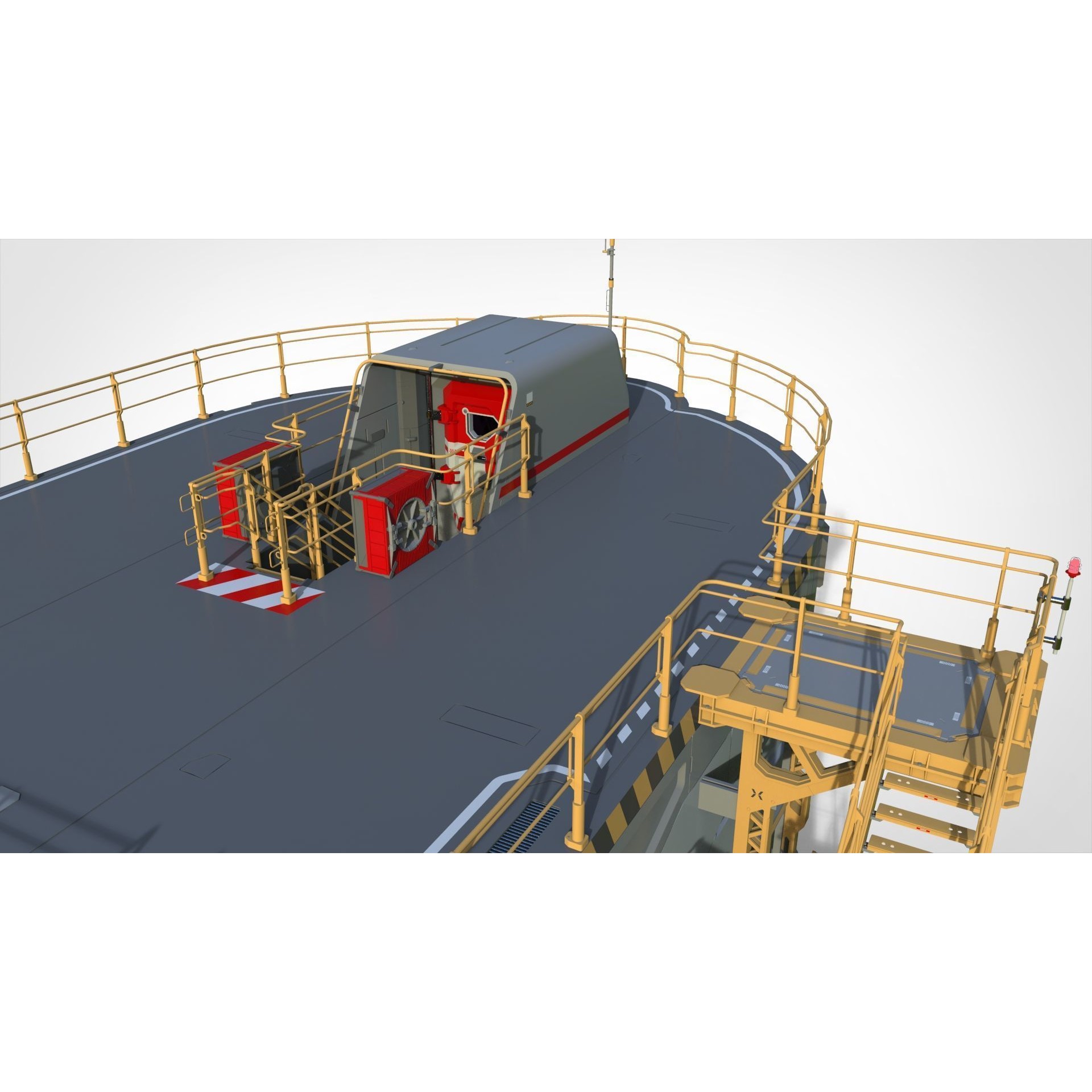 Sci-Fi Architecture - Game-Ready 3D Model - View 27