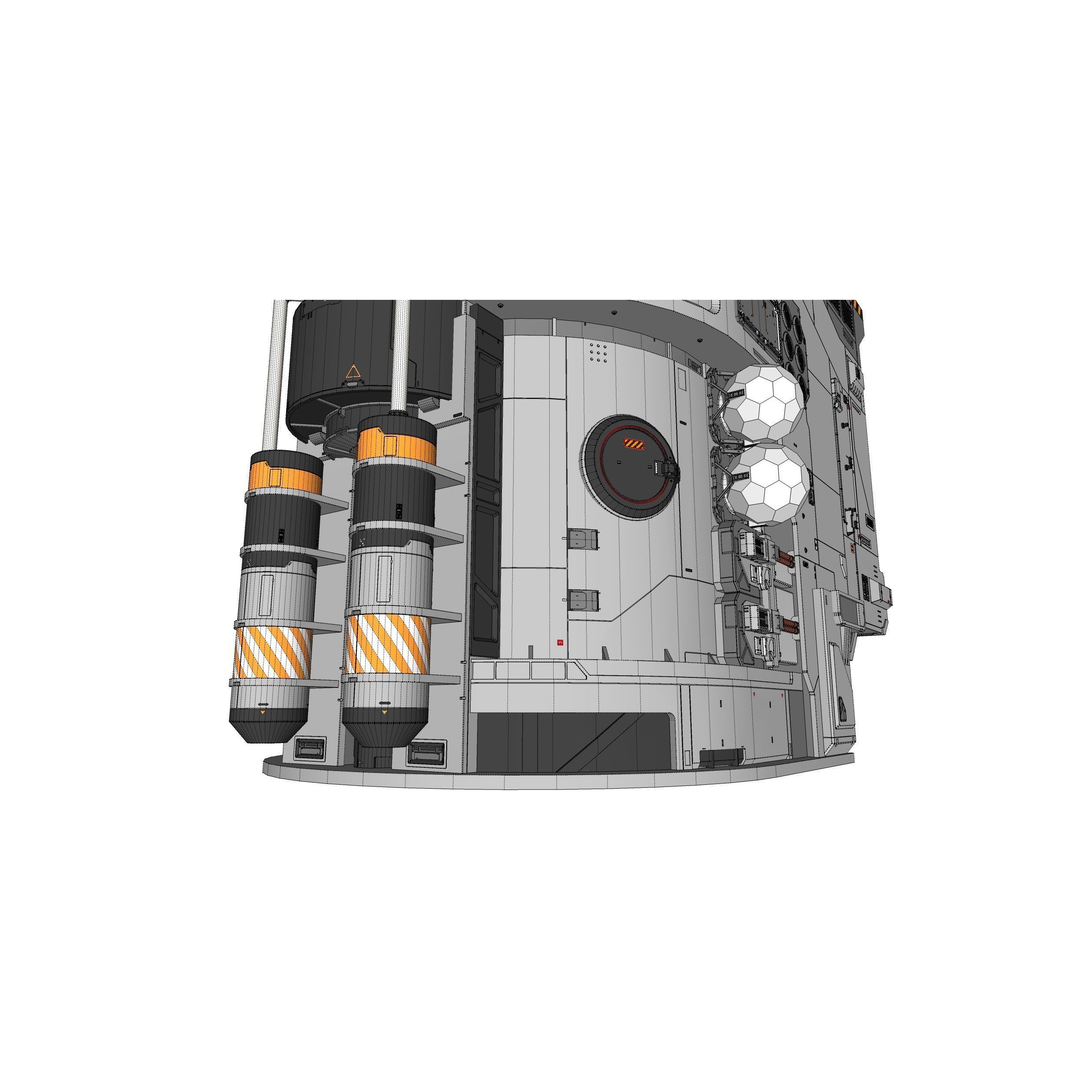 Sci-Fi Architecture - Game-Ready 3D Model - View 42