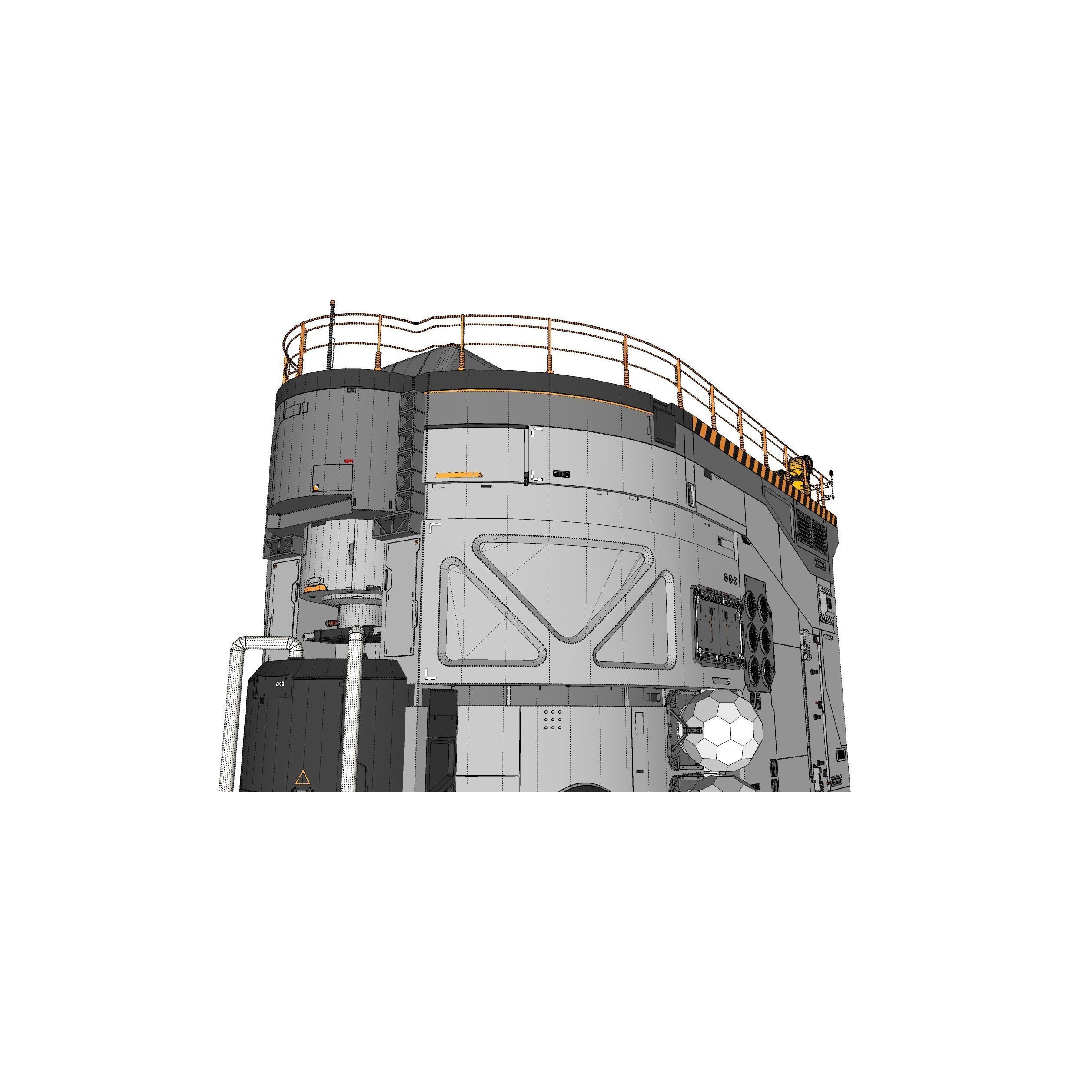 Sci-Fi Architecture - Game-Ready 3D Model - View 43