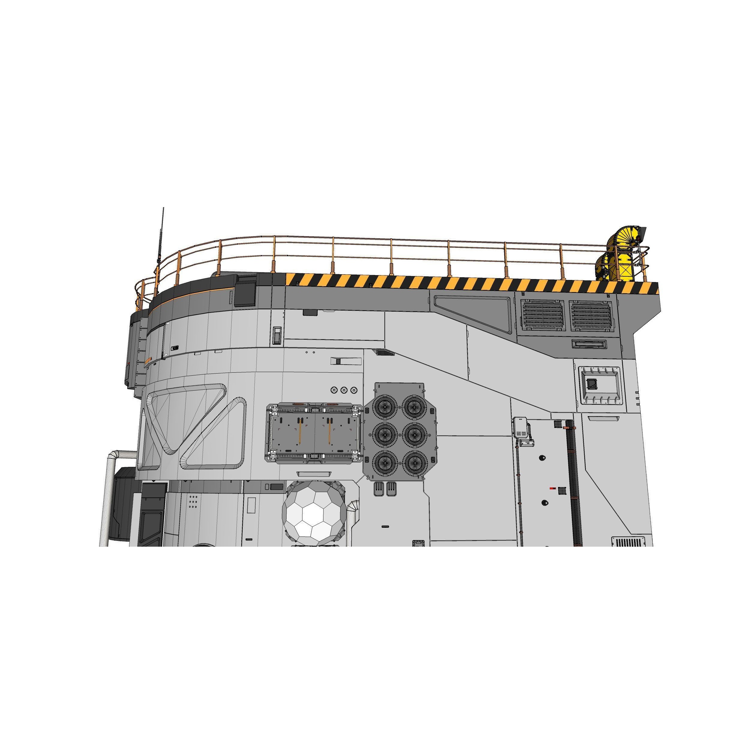 Sci-Fi Architecture - Game-Ready 3D Model - View 44