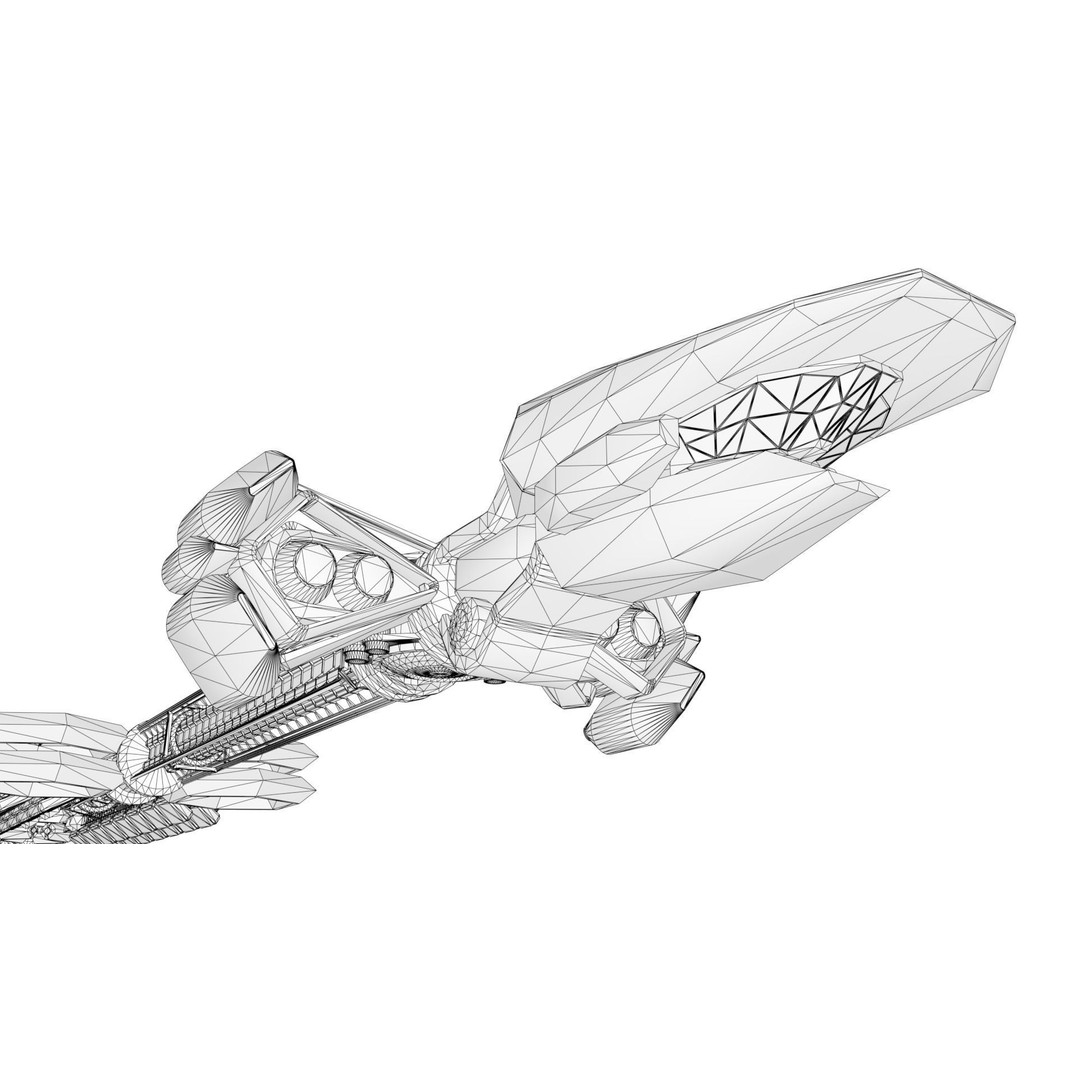 USCSS Covenant Spaceship 3D Model – PBR Game Ready Asset, FBX - View 11