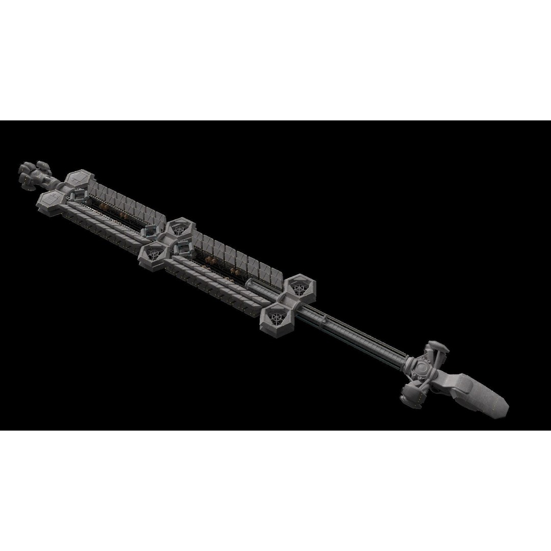 USCSS Covenant Spaceship 3D Model – PBR Game Ready Asset, FBX - View 13