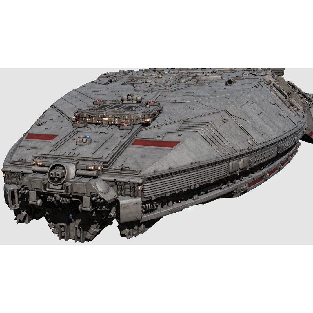 Battlestar Galactica Nova Class 3D Model – Custom Fan Asset, FBX & OBJ - View 5