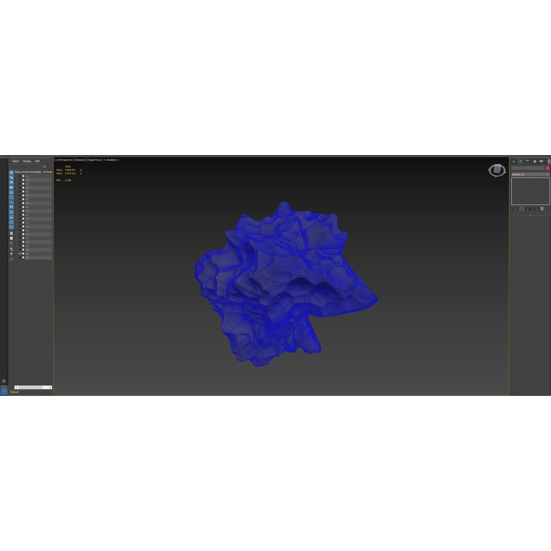 Asteroid 3D Model – High Poly Space Asset with PBR Textures, FBX - View 24