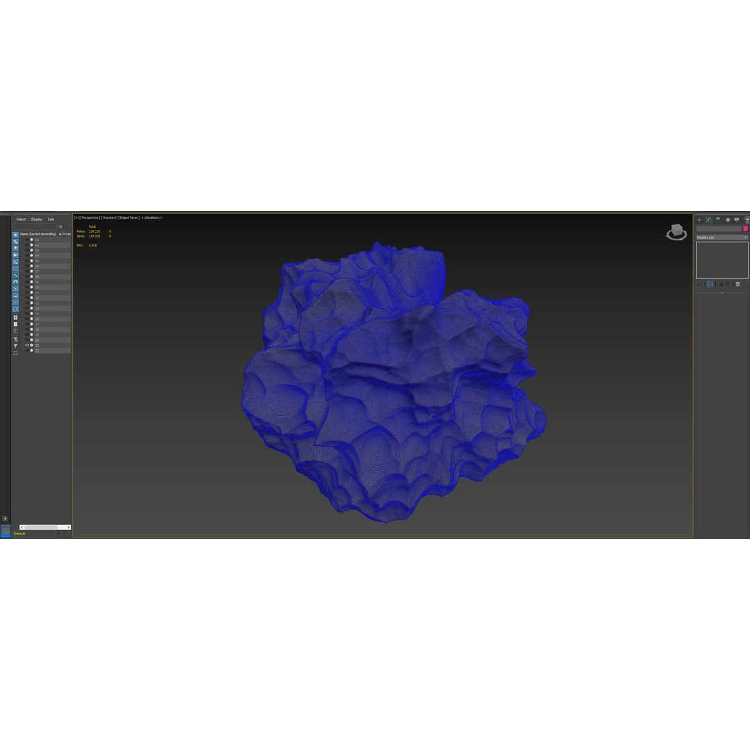 Asteroid 3D Model – High Poly Space Asset with PBR Textures, FBX - View 25