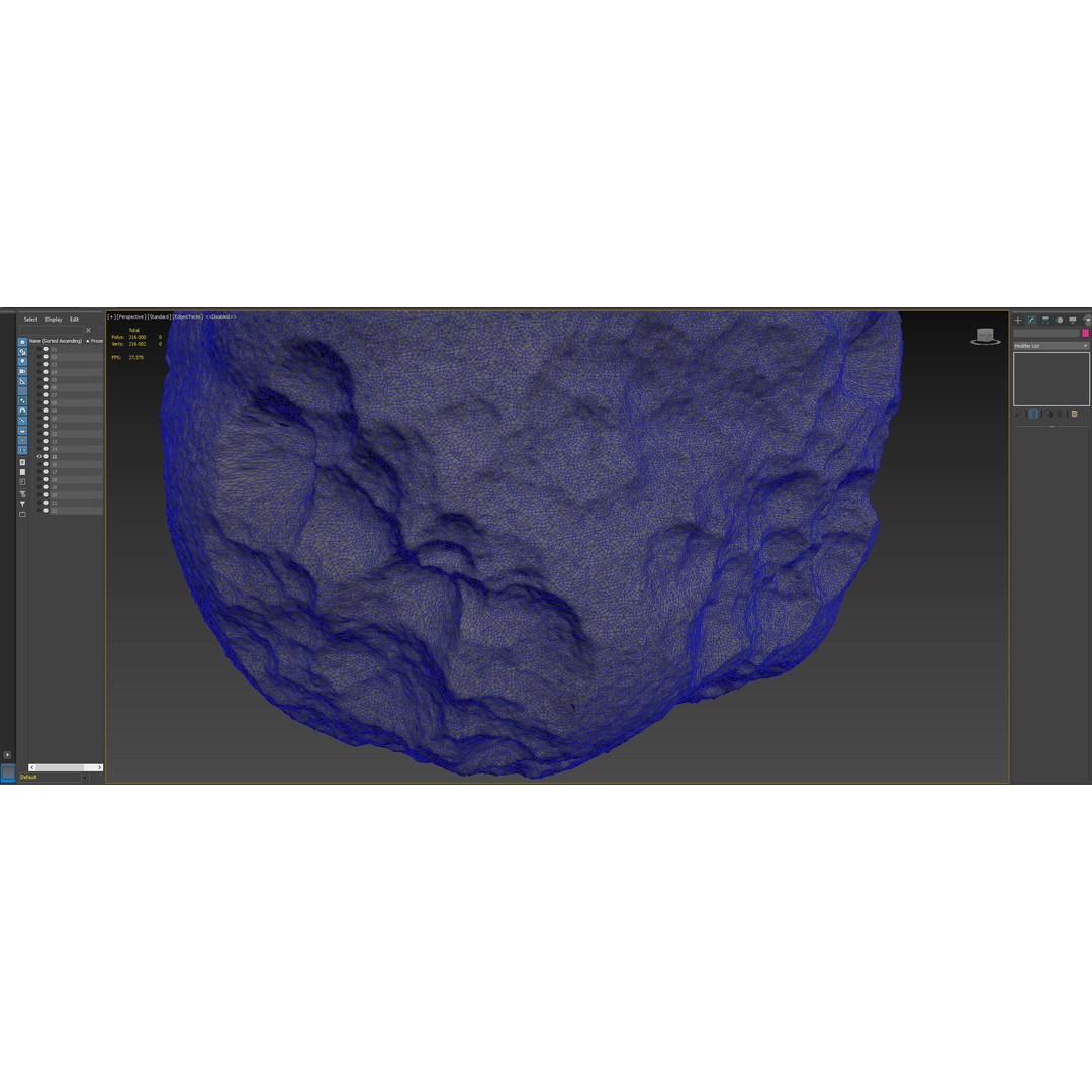 Asteroid 3D Model – High Poly Space Asset with PBR Textures, FBX - View 27