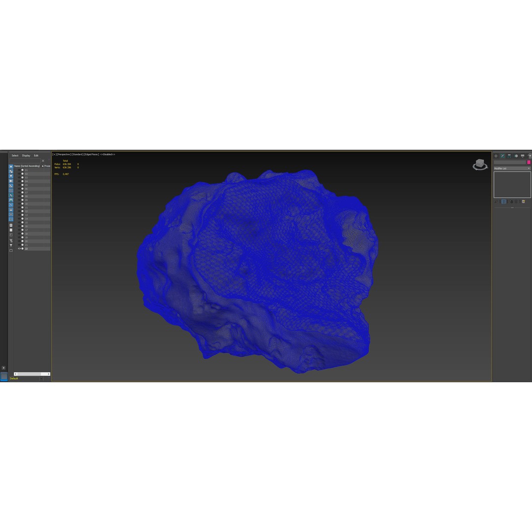 Asteroid 3D Model – High Poly Space Asset with PBR Textures, FBX - View 29