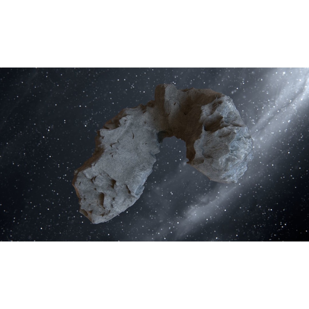 Asteroid 3D Model – High Poly Space Asset with PBR Textures, FBX - View 8