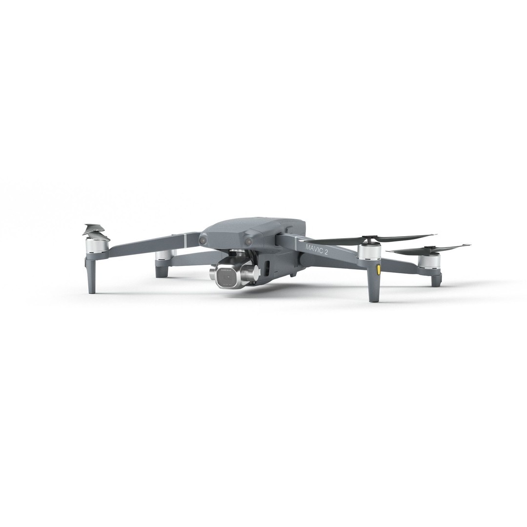 Dji Mavic 2 Pro Drone 3D Model – High Poly Game Asset, FBX, OBJ