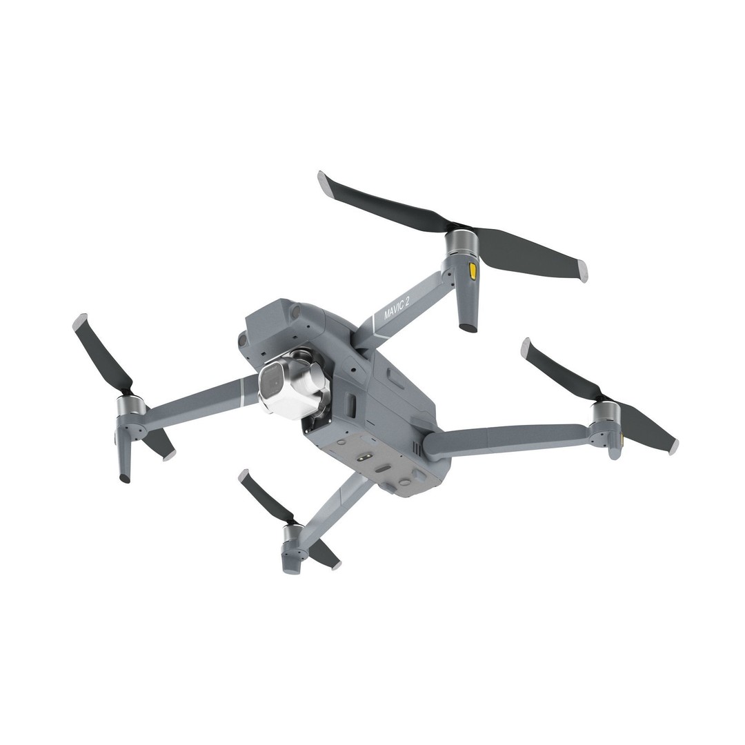 Dji Mavic 2 Pro Drone 3D Model – High Poly Game Asset, FBX, OBJ - View 21