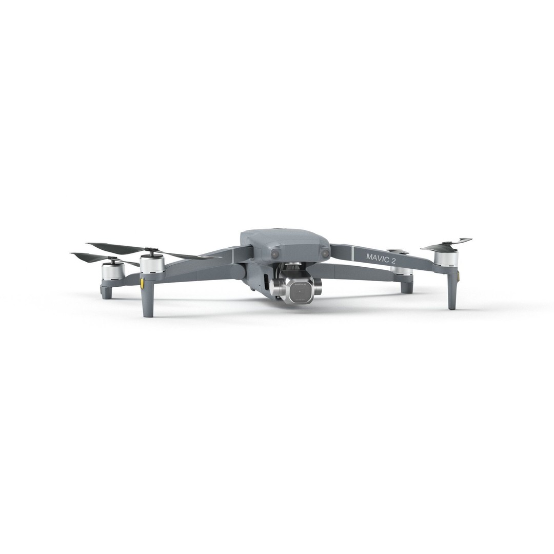 Dji Mavic 2 Pro Drone 3D Model – High Poly Game Asset, FBX, OBJ - View 24