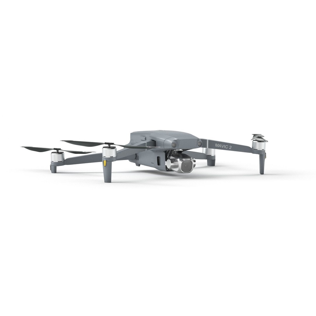 Dji Mavic 2 Pro Drone 3D Model – High Poly Game Asset, FBX, OBJ - View 25