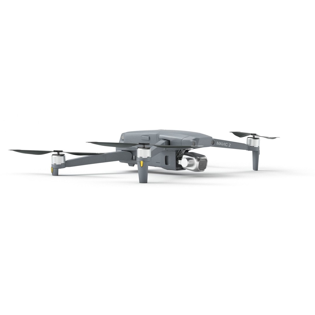 Dji Mavic 2 Pro Drone 3D Model – High Poly Game Asset, FBX, OBJ - View 26
