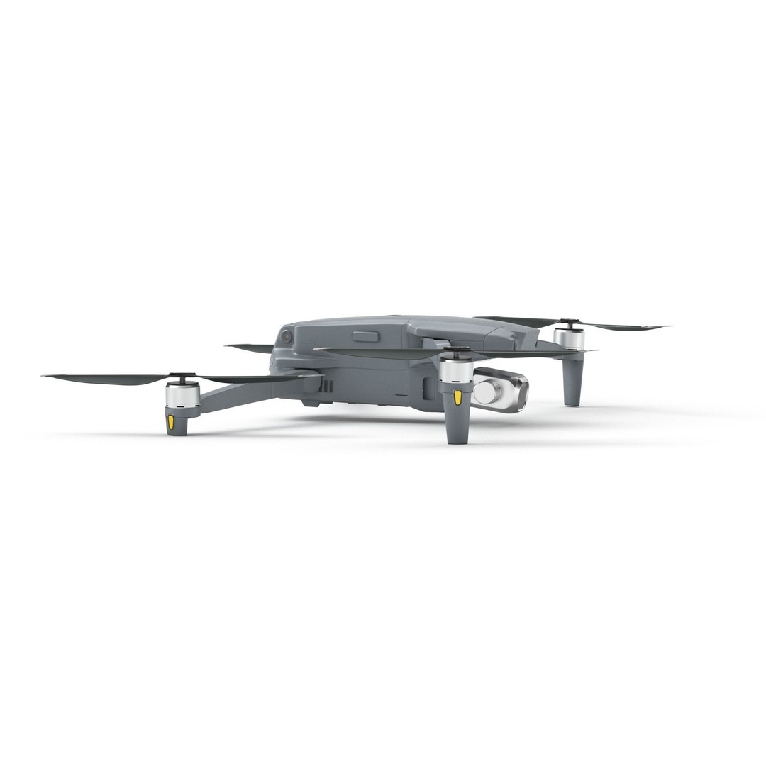 Dji Mavic 2 Pro Drone 3D Model – High Poly Game Asset, FBX, OBJ - View 27