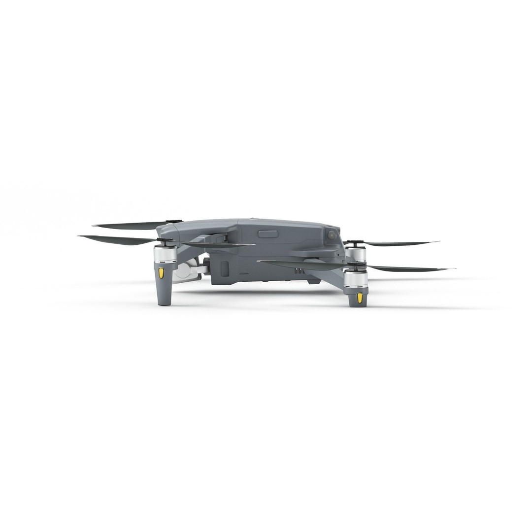 Dji Mavic 2 Pro Drone 3D Model – High Poly Game Asset, FBX, OBJ - View 34