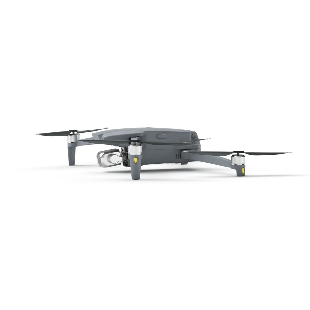 Dji Mavic 2 Pro Drone 3D Model – High Poly Game Asset, FBX, OBJ - View 35