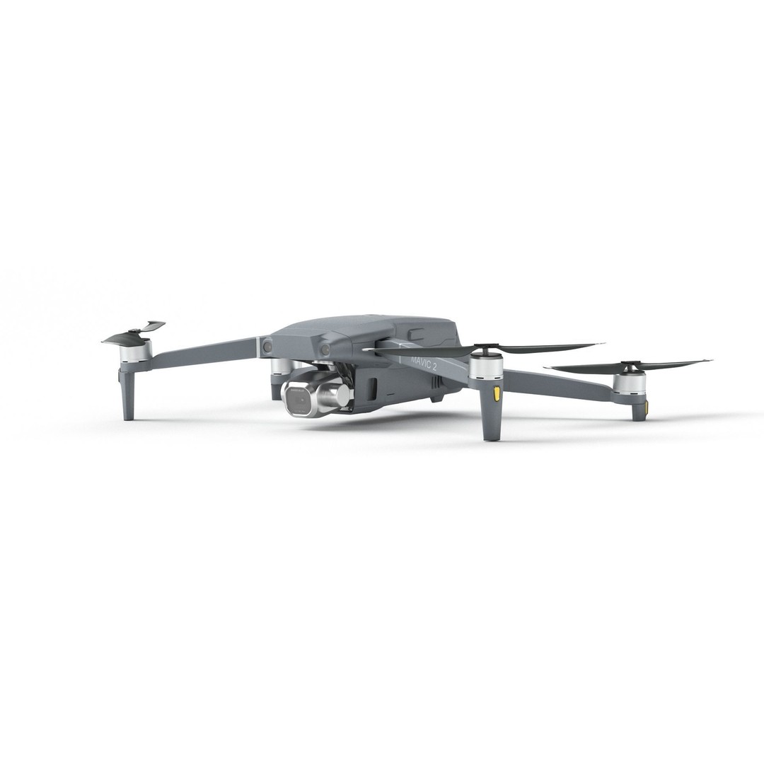Dji Mavic 2 Pro Drone 3D Model – High Poly Game Asset, FBX, OBJ - View 37