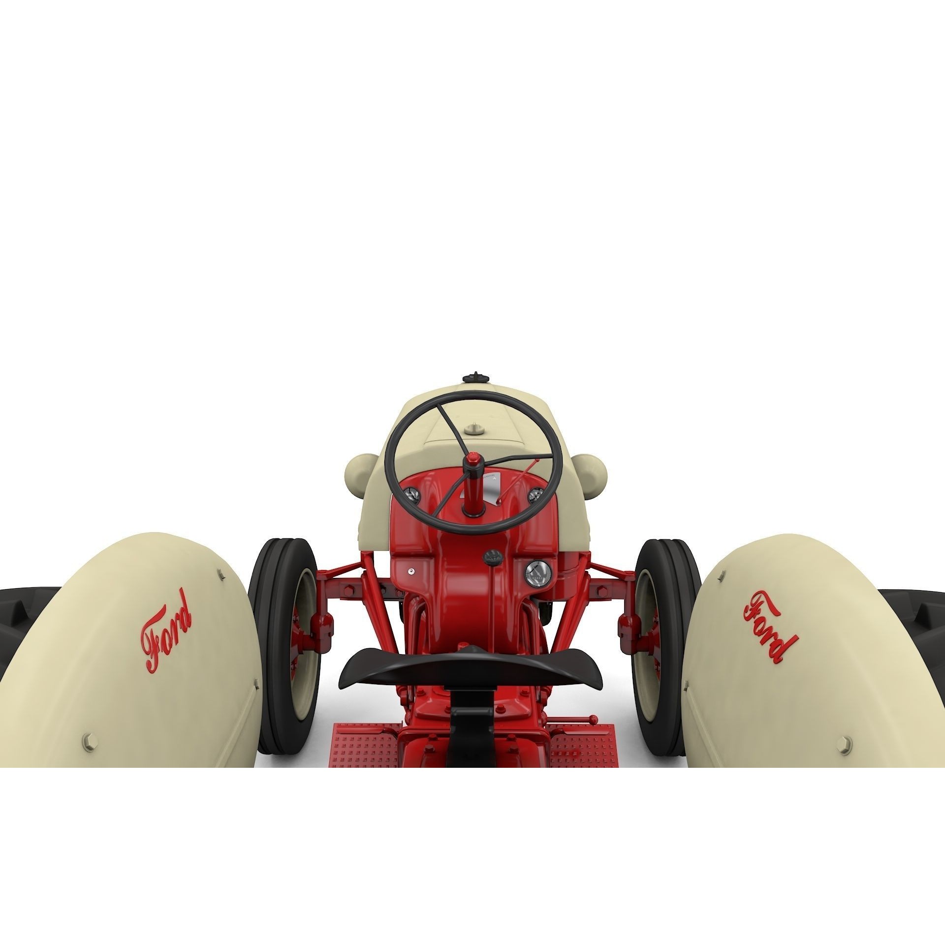 Series 8N Tractor 1951 - High-Detail 3D Model - View 11
