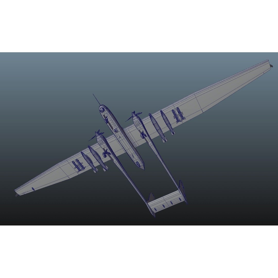 Turkish UAV 3D Model – Low Poly Aircraft Collection, FBX, Rigged - View 41