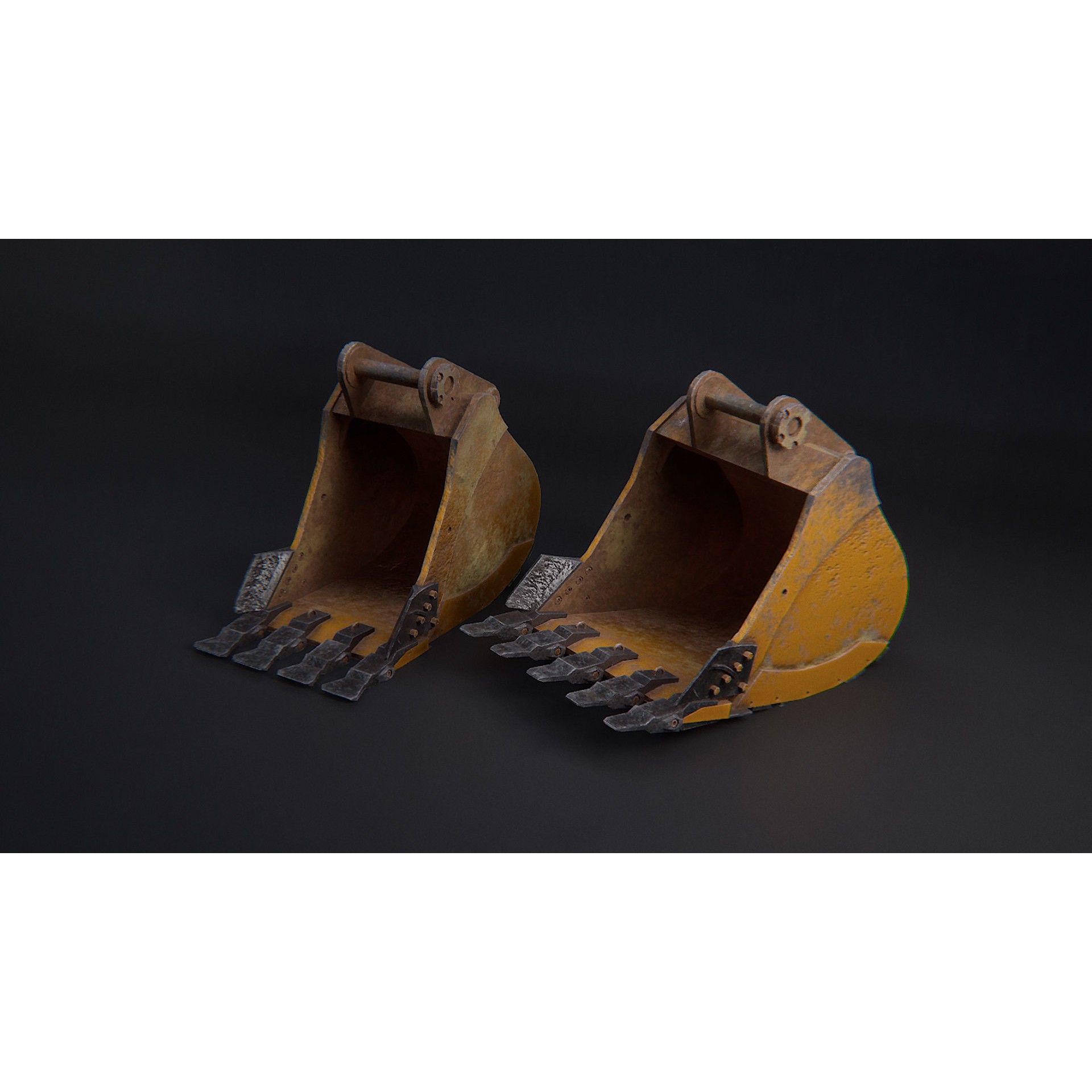 Excavator v2 - Low-Poly Game-Ready 3D Model