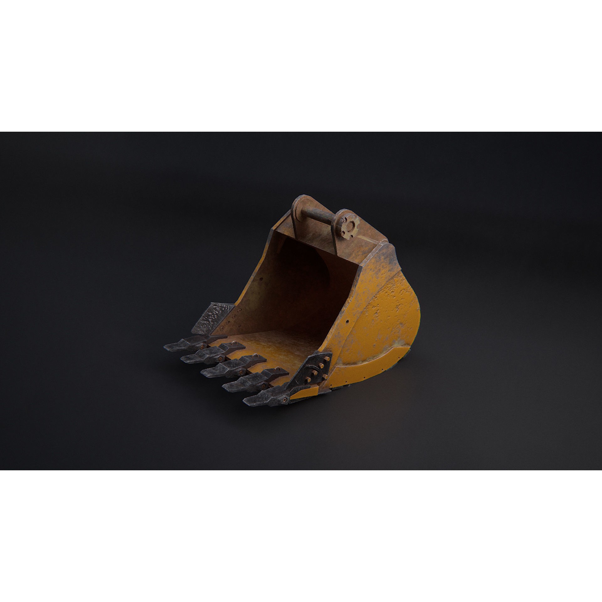 Excavator v2 - Low-Poly Game-Ready 3D Model - View 16