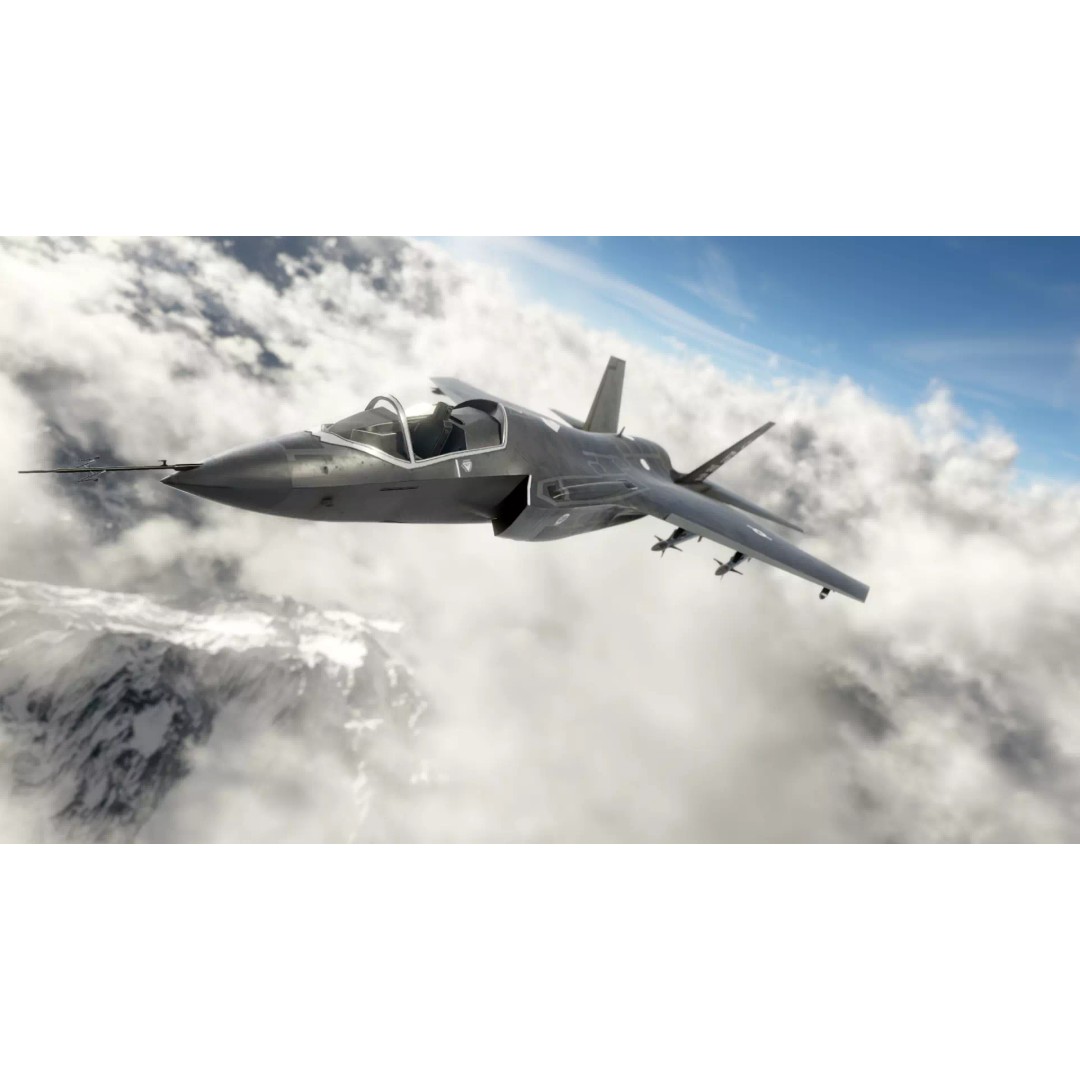 F-35 Fighter Jet 3D Model – Low Poly Game Asset, PBR, FBX - View 9