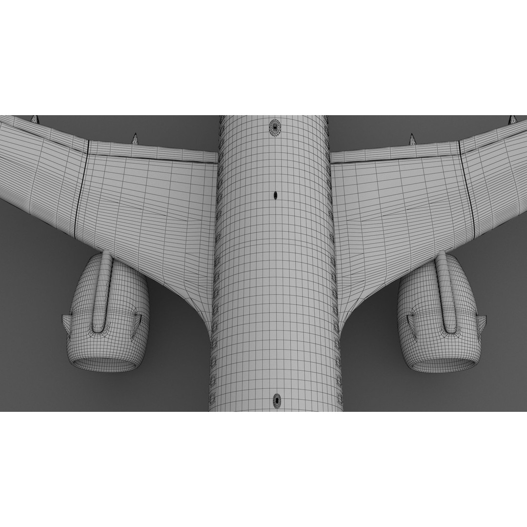 Airbus A320 3D Model – High Detail Commercial Aircraft, FBX