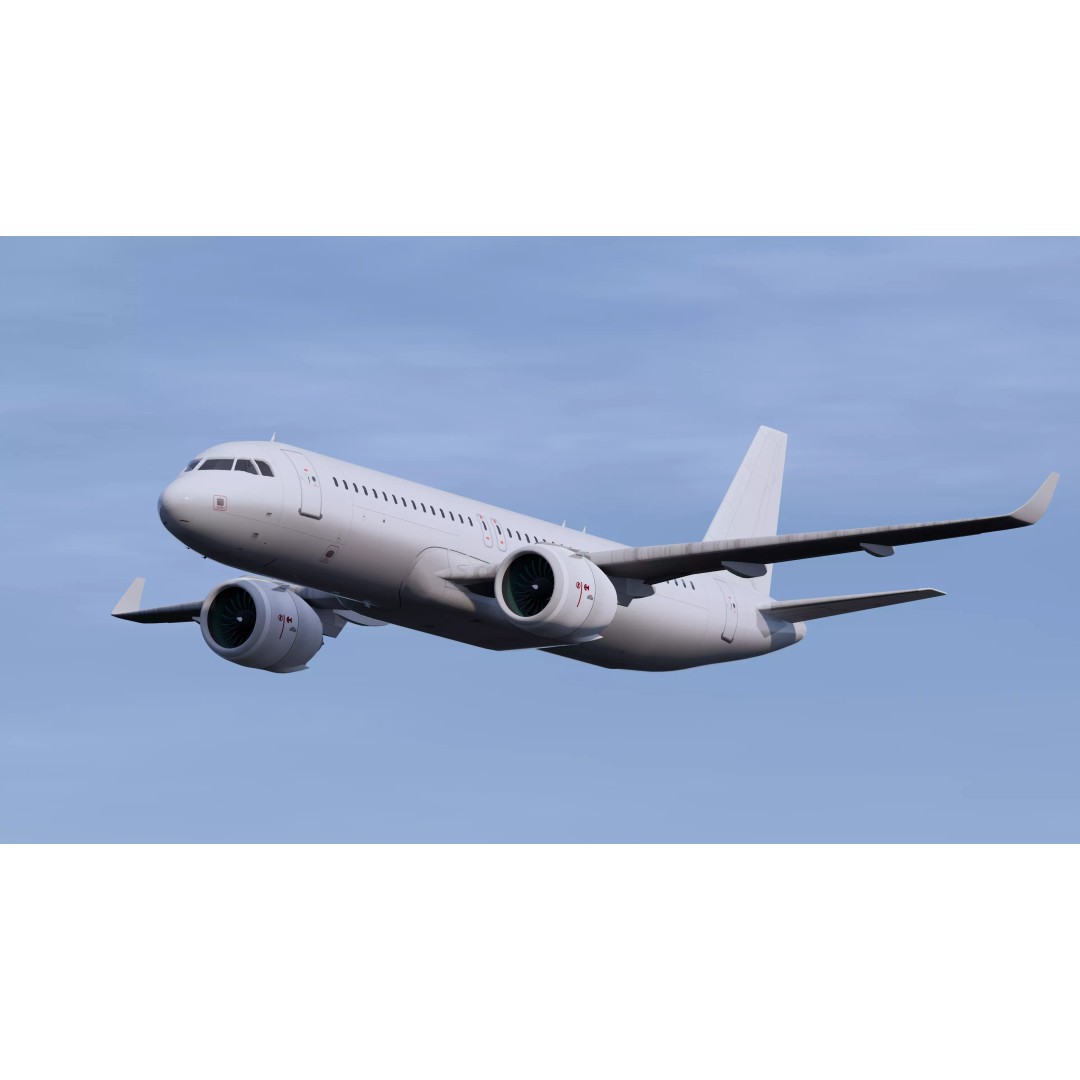 Airbus A320 3D Model – High Detail Commercial Aircraft, FBX - View 2