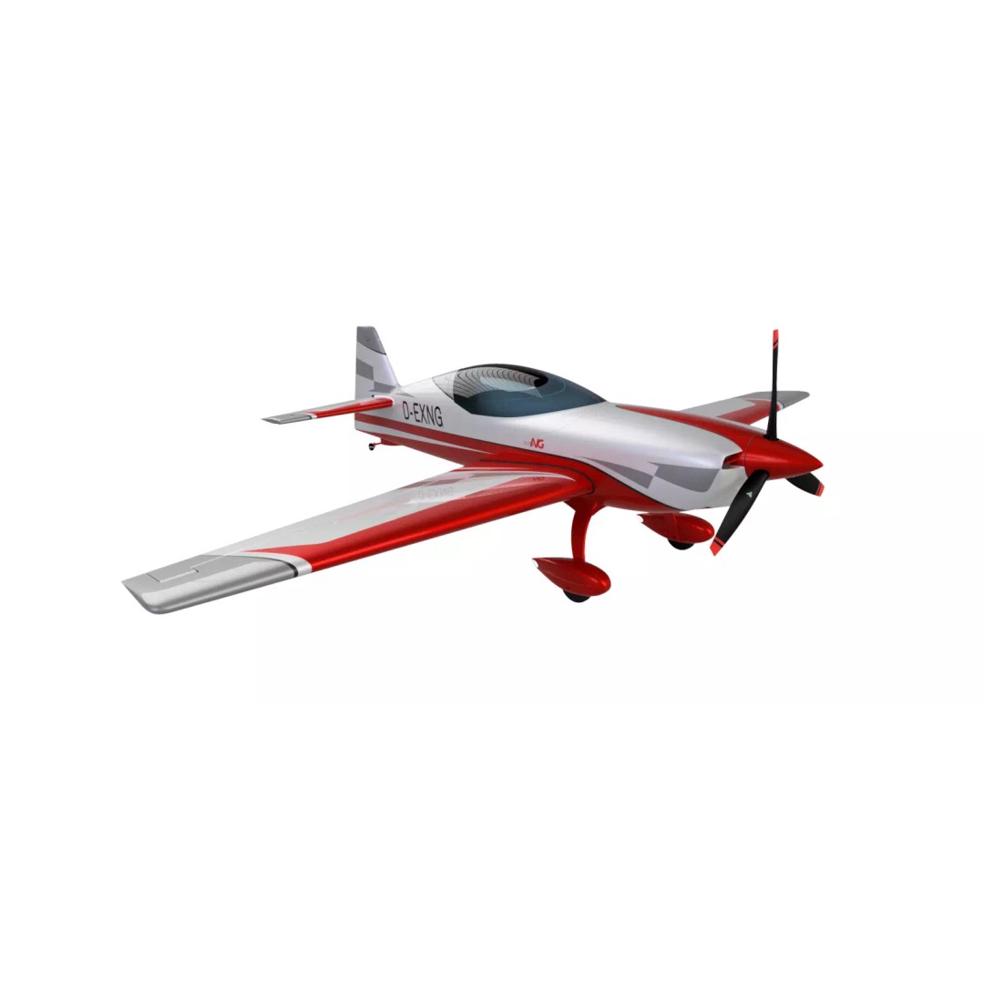 Extra NG Aerobatic Aircraft 3D Model – Miniature Rigged PBR Asset - View 2