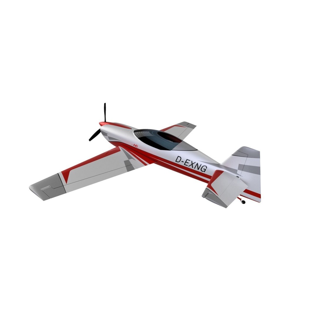 Extra NG Aerobatic Aircraft 3D Model – Miniature Rigged PBR Asset - View 5