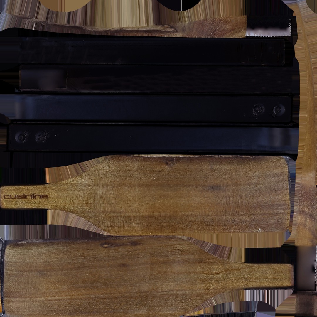 Wood Spatula 3D Model – Low Poly Game Ready Asset, FBX & OBJ