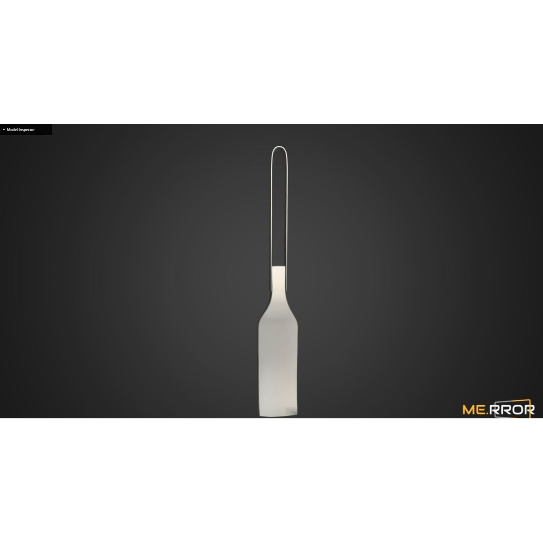 Wood Spatula 3D Model – Low Poly Game Ready Asset, FBX & OBJ - View 13
