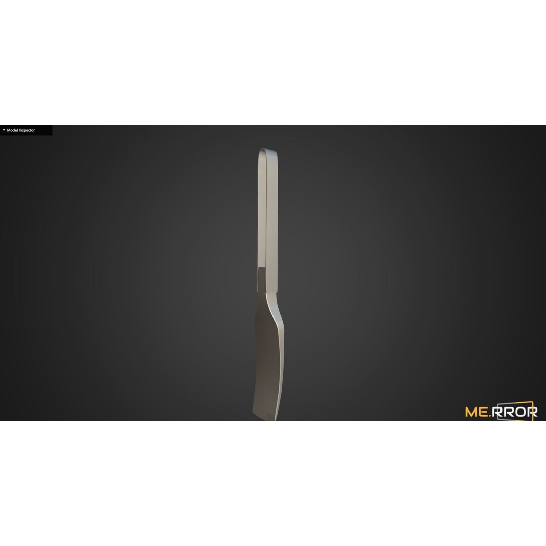 Wood Spatula 3D Model – Low Poly Game Ready Asset, FBX & OBJ - View 15