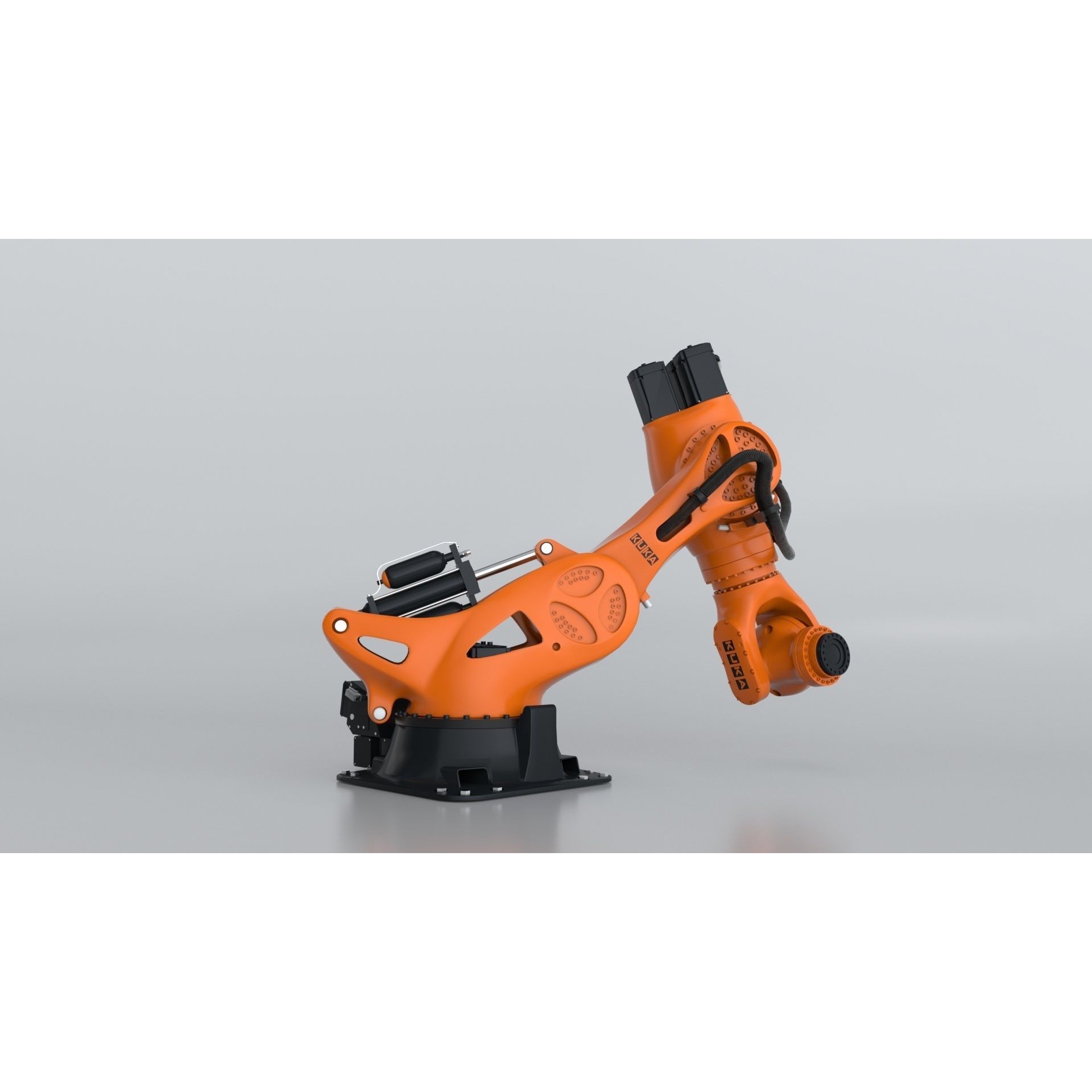 Robotic Arm Kuka Titan 1000 - Rigged 3D Model - View 64