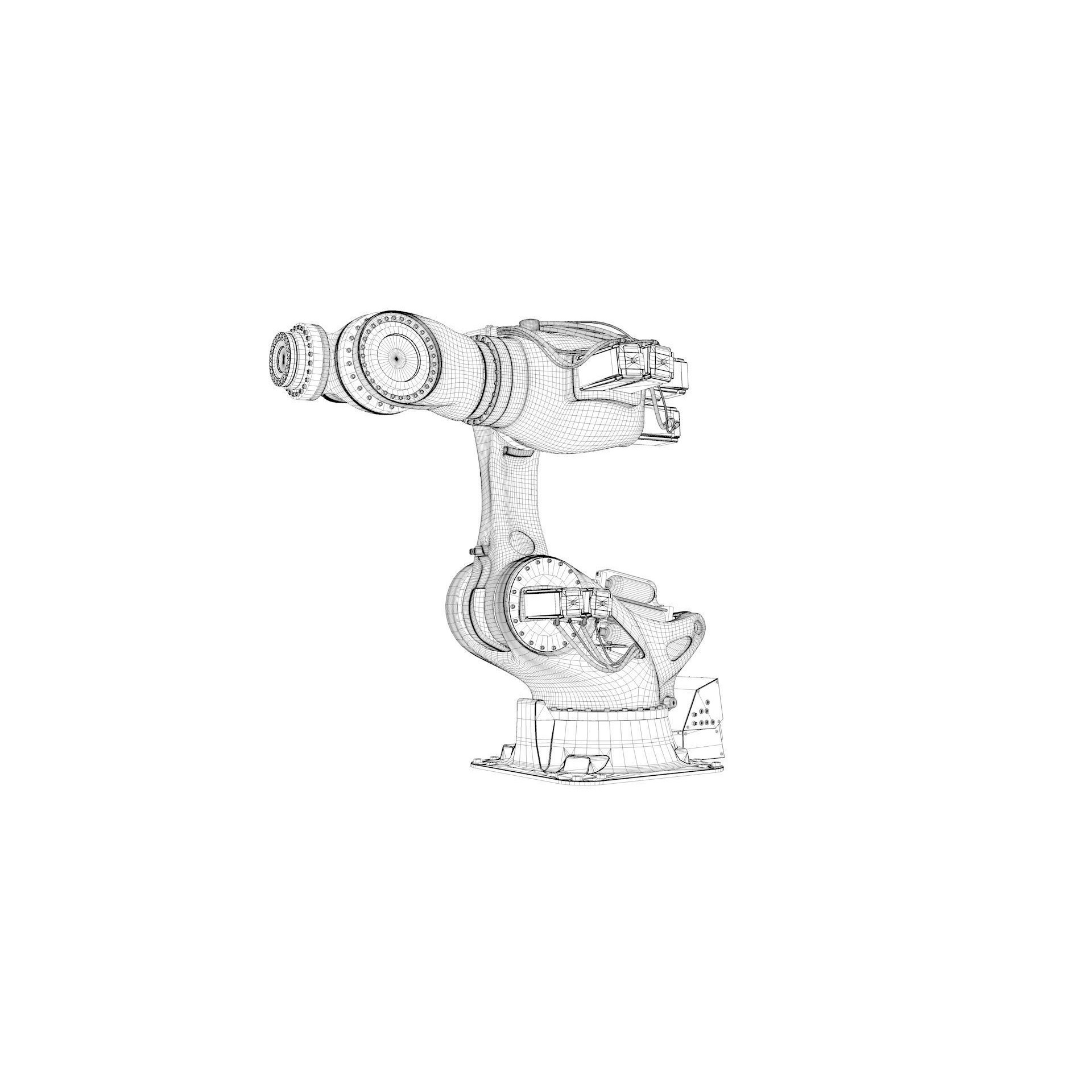 Robotic Arm Kuka Titan 1000 - Rigged 3D Model - View 70