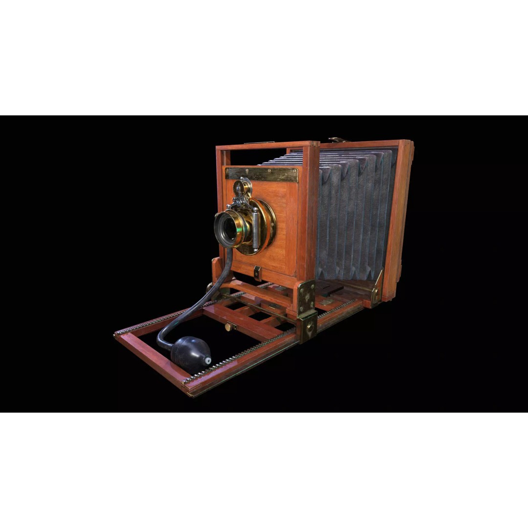 Antique Coffee Grinder 3D Model – Low Poly PBR Game-Ready FBX - View 2