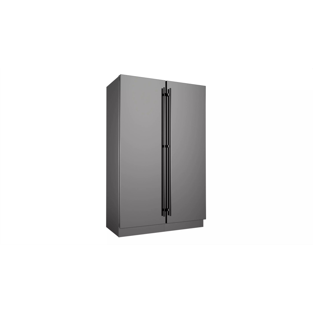 Free-standing Refrigerator 3D Model – High Poly PBR Kitchen Appliance - View 2
