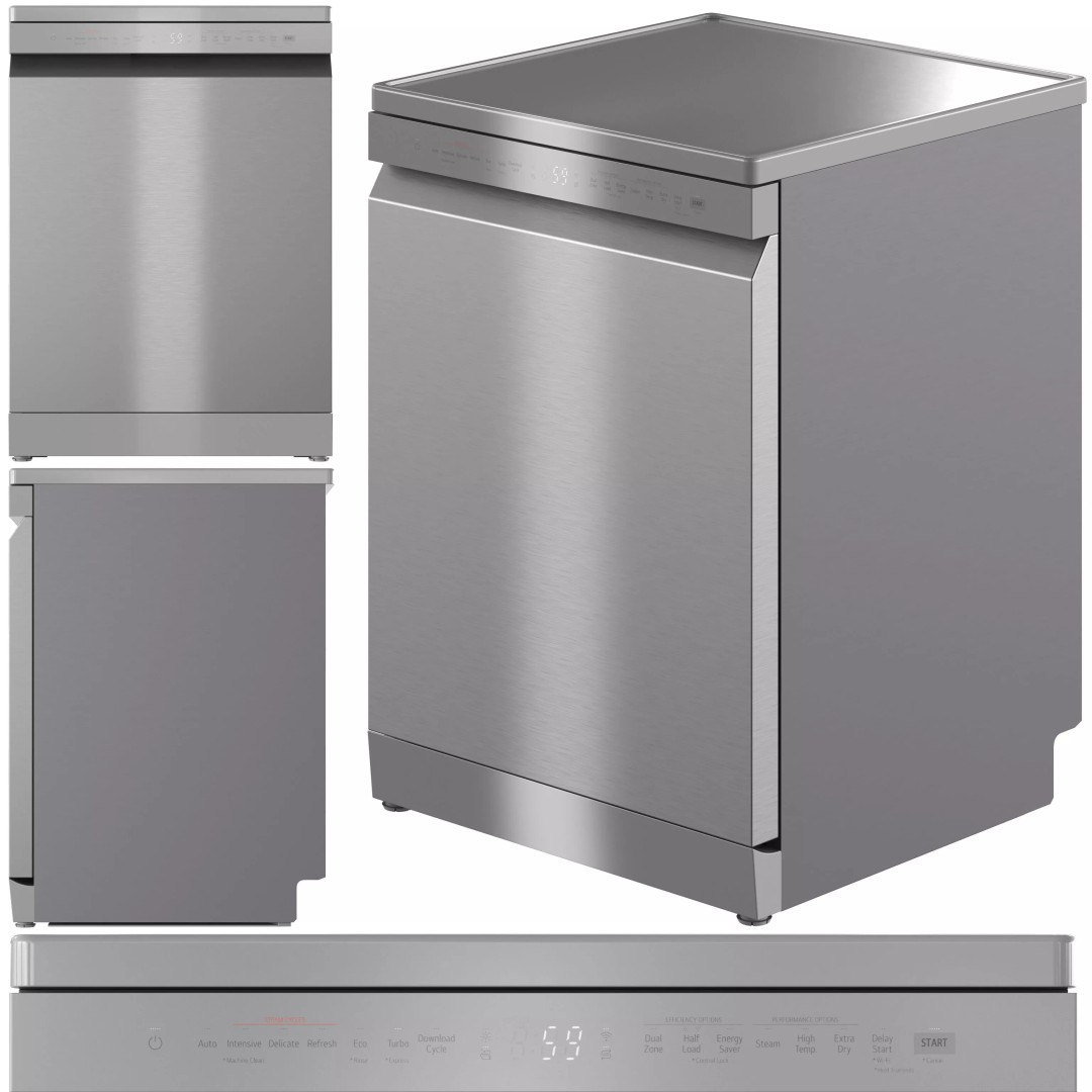 LG Appliance 3D Model – High Quality Kitchen Appliances, OBJ/3ds Max - View 5