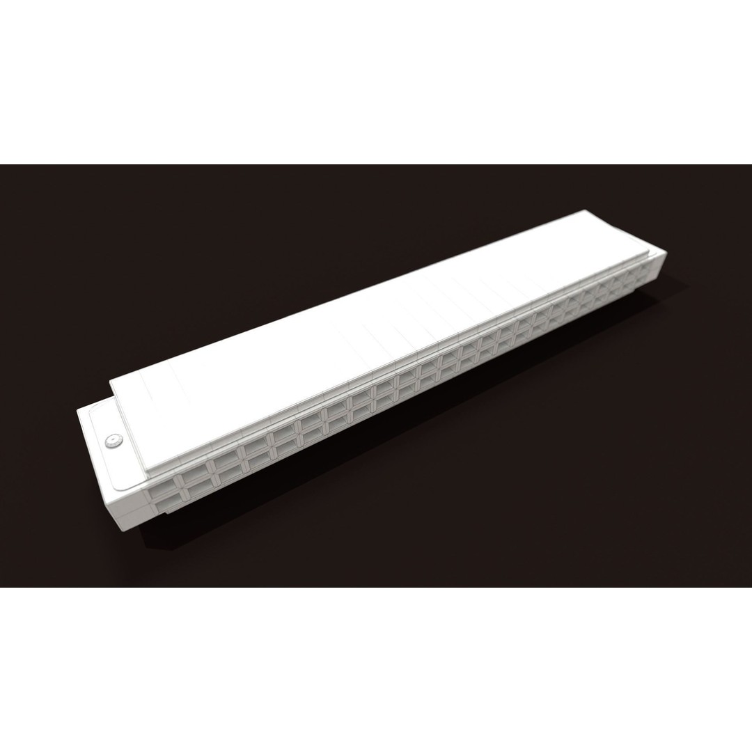 Harmonica 3D Model – Low Poly Game Ready Asset, FBX, OBJ - View 20