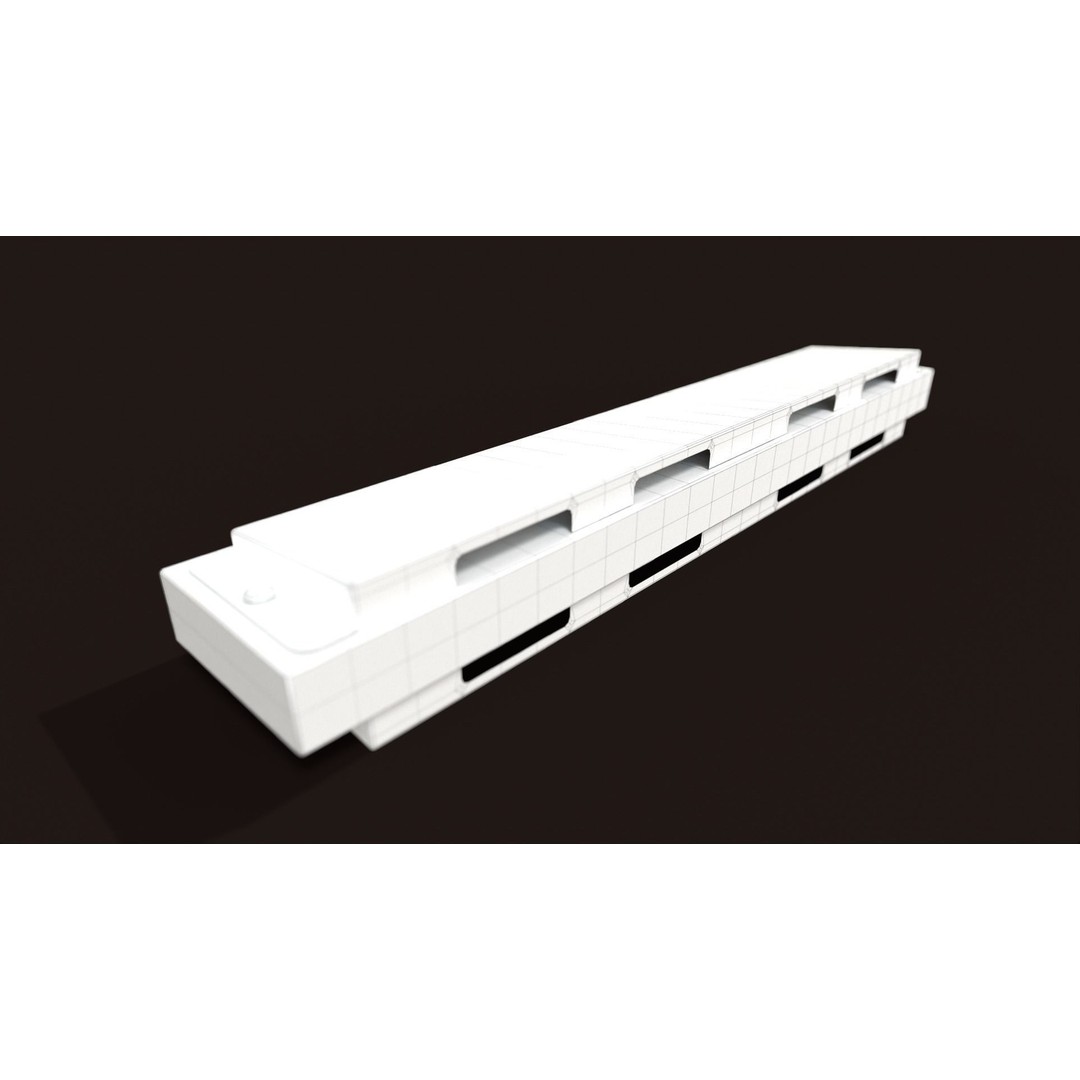 Harmonica 3D Model – Low Poly Game Ready Asset, FBX, OBJ - View 22
