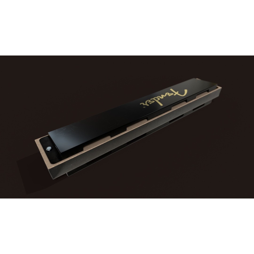 Harmonica 3D Model – Low Poly Game Ready Asset, FBX, OBJ - View 6
