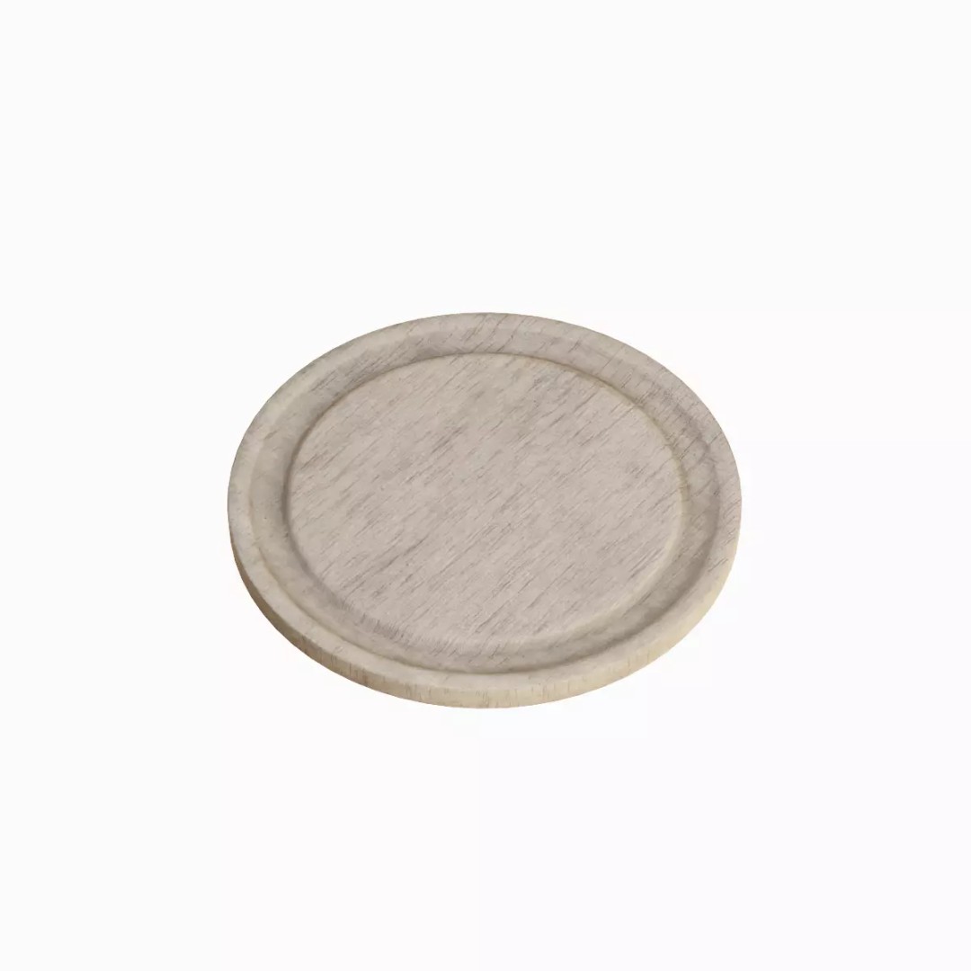 Round Chopping Board Set 3D Model – Low Poly Game Asset, FBX & More - View 12