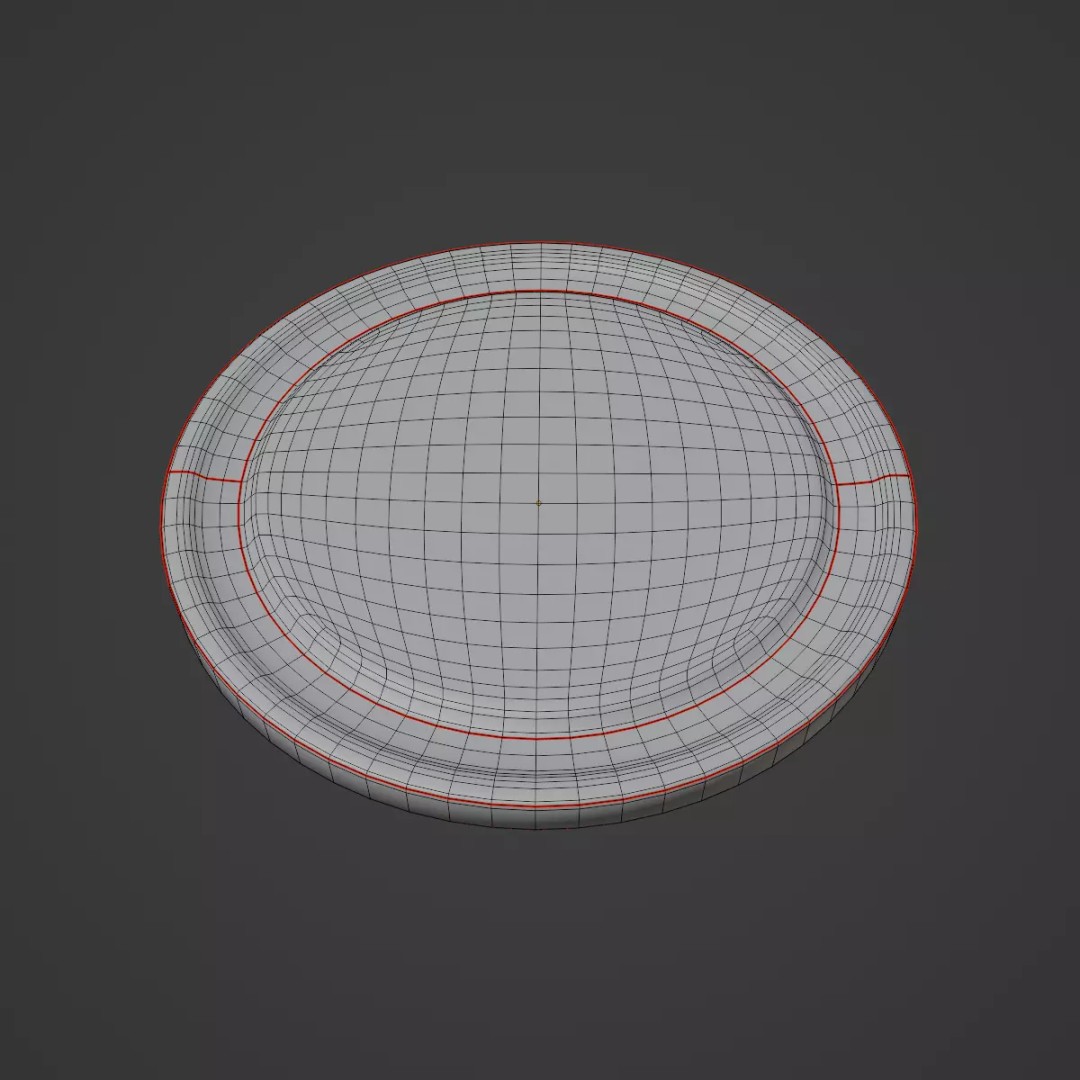 Round Chopping Board Set 3D Model – Low Poly Game Asset, FBX & More - View 27