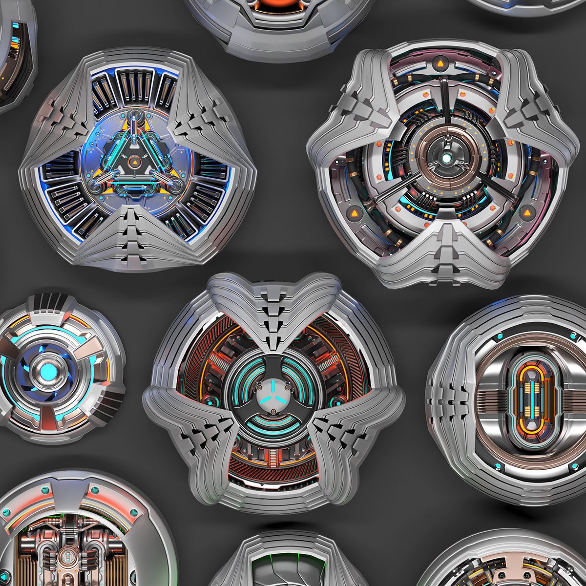 Sci-Fi Kitbash - Subdivision Ready 3D Model - View 18