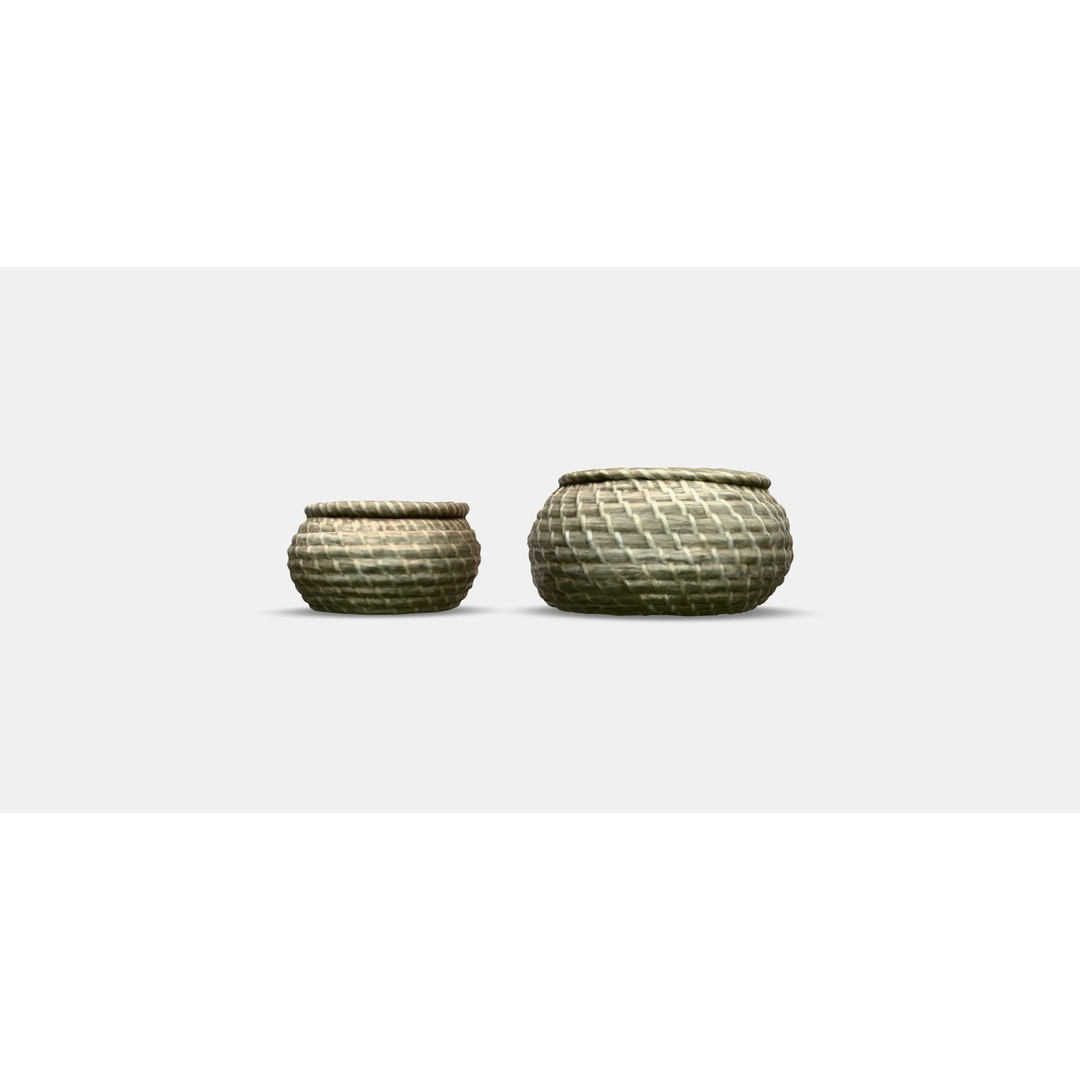 FRYKEN Box 3D Model – Low Poly Kitchenware Set with PBR Textures - View 11