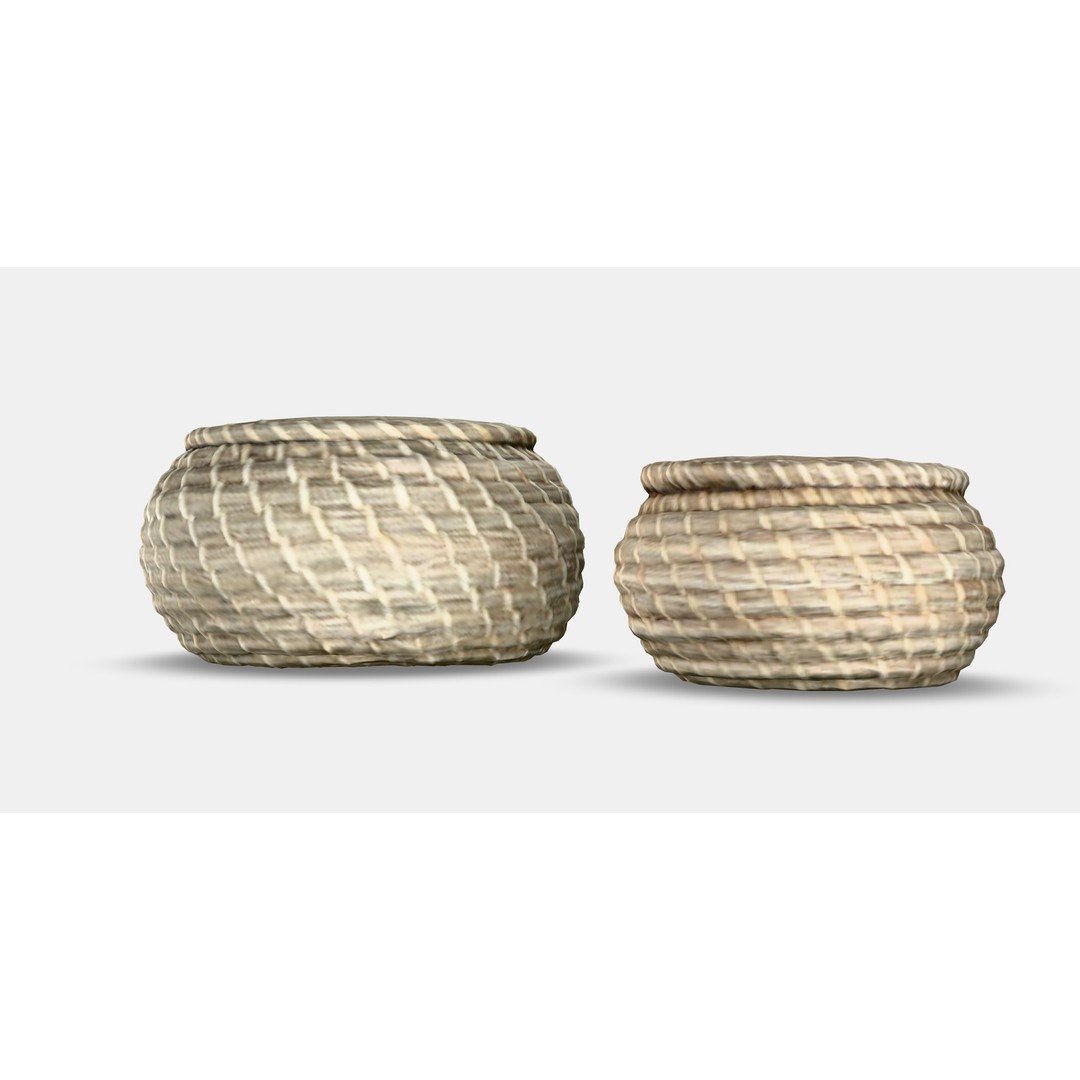 FRYKEN Box 3D Model – Low Poly Kitchenware Set with PBR Textures - View 9
