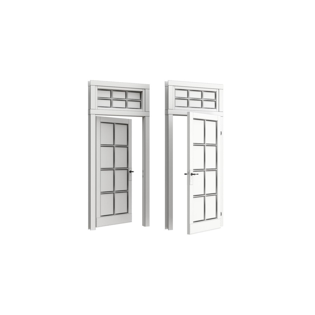 Doors Brothers DOOR LOFT 5A 3D Model – Contemporary Wooden Door, FBX & OBJ